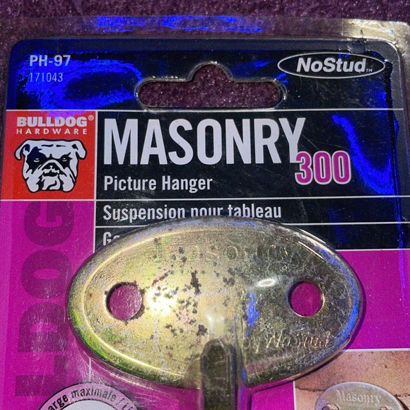 New Masonry Picture Hanger with drill bit and screws holds 300lbs PH-97 171043 - Picture 3 of 9